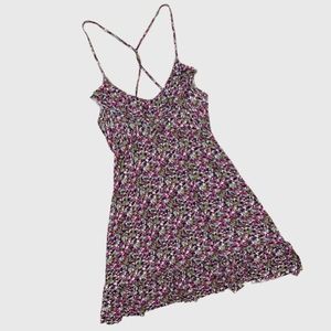 Daytrip Strappy Floral Print Dress sz M